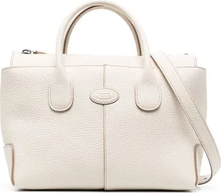 Neutral Leather Tote Bag