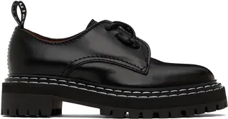 Proenza Schouler Black Lug Sole Oxfords