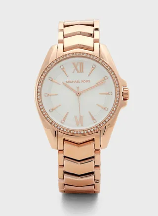 Classic Steel Strap Analog Watch