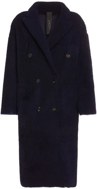 Reversible leather & shearling coat (tol