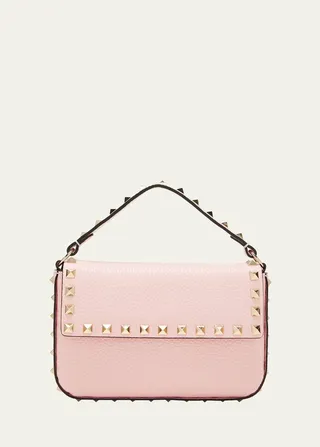 Rockstud Top Handle Shoulder Bag