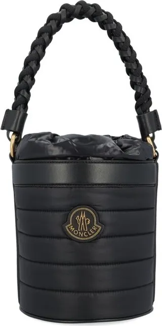Moncler Logo Patch Quilted Tote Bag