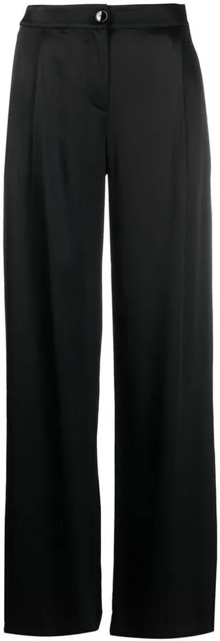 Cropped Straight-Leg Trousers