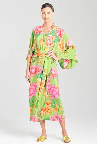 Hanabi Tassel Silk Robe
