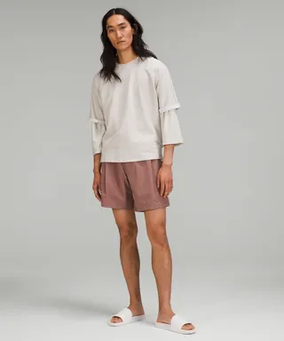 lululemon lab Relaxed-Fit Pleated Shorts 7"