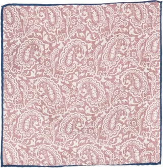 Paisley-Print Silk Handkerchief