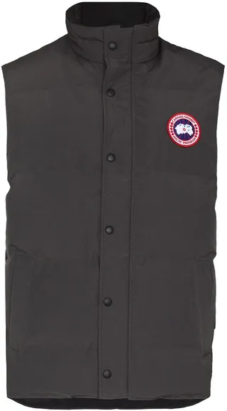 Garson logo-patch vest