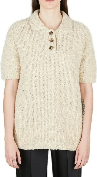Maison Margiela Knitted Polo Shirt