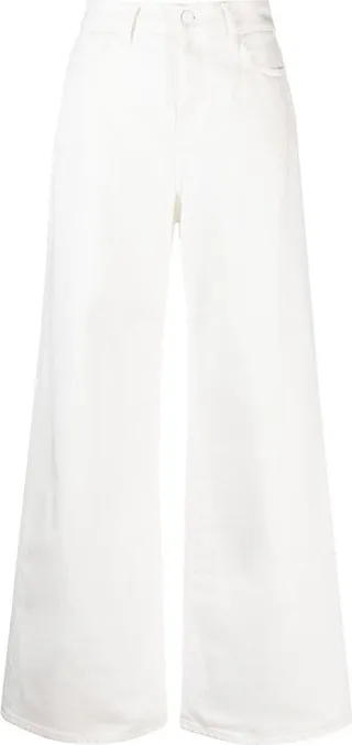 High-Waisted Wide-Leg Jeans