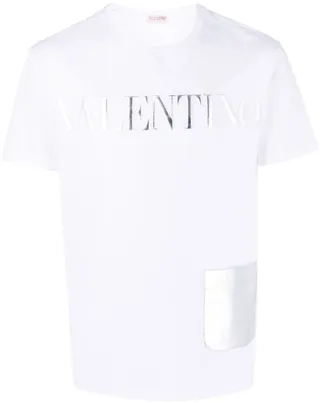 high-shine logo T-shirt