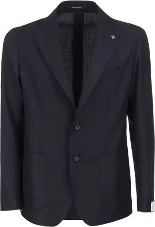 Let yourself be charmed by the new men's jacket from the Tagliatore collection. The fine wool fabric and the slim fit can be combined with chino trousers or with jeans to play down the look. A refined and versatile garment.