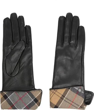 Barbour Jane Checked Detail Gloves