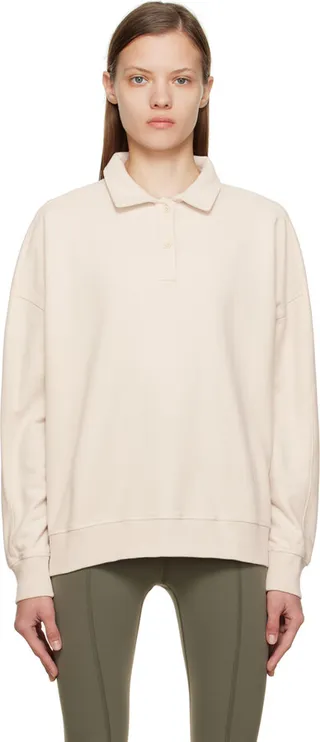 Outdoor Voices Beige Pickup Sweatshirt