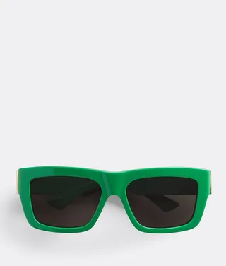 Angle Acetate Square Sunglasses