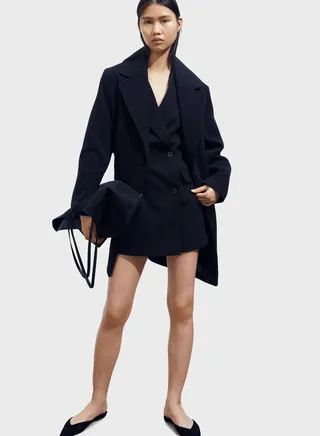 Pocket Detail Blazer Dress