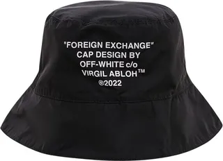 Off-White Logo Printed Bucket Hat