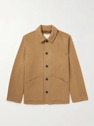 Cashmere and Wool-Blend Chore Jacket