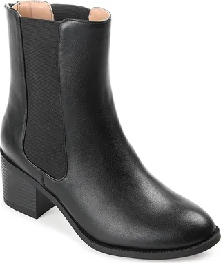 Journee Collection Tru Comfort Foam Tayshia Bootie (Black) Women's Boots