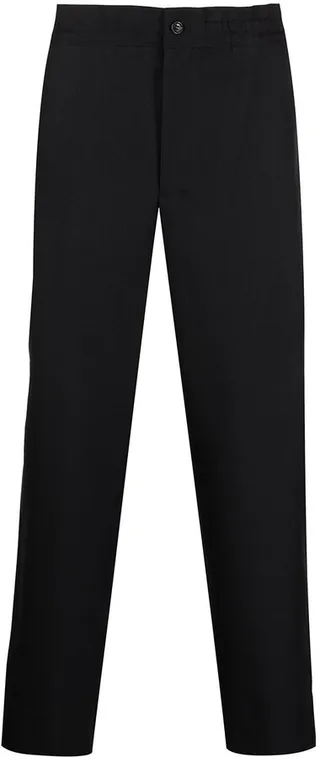 Tapered-Leg Ankle-Length Trousers