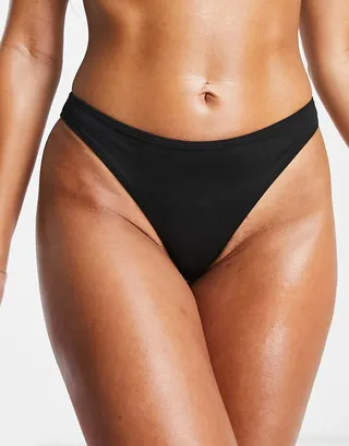 Monki bikini briefs in black