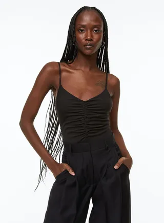 Strappy High Leg Body