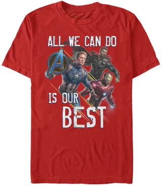 Marvel Men's Avengers Endgame Do Our Best Short Sleeve T-Shirt