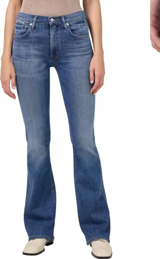 Emannuelle Low Rise Boot Jeans in Highball