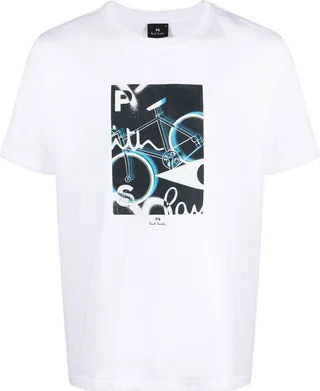 graphic-print cotton T-shirt