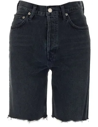 AGOLDE 90S Frayed Denim Shorts