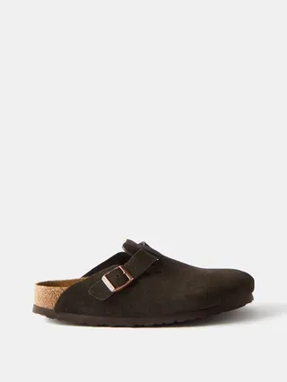 Boston Suede Clogs
