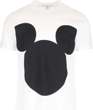 Comme des Garçons Shirt Micky Mouse Printed Crewneck T-Shirt