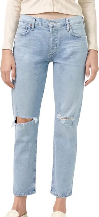 Emerson 27" Denim in Sugarcoat