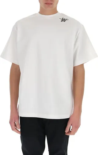 We11done Oversized Logo Print T-Shirt