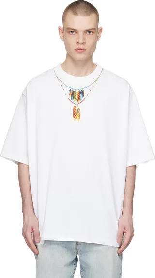Marcelo Burlon County of Milan White Wings T-Shirt