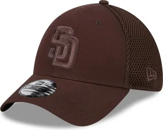 Men's New Era Brown San Diego Padres Tonal Team Neo 39Thirty Flex Hat