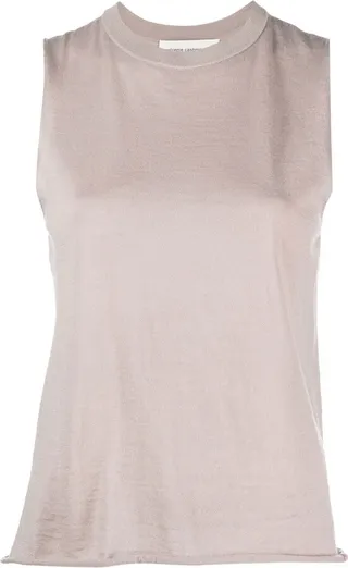 Fine-Knit Sleeveless Top