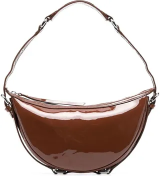 High-Shine Finish Shoulder Bag