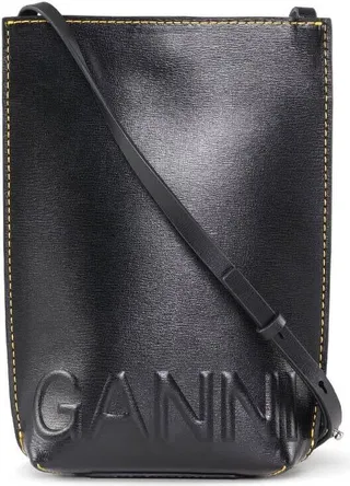 Ganni Black Mini Crossbody Bag
