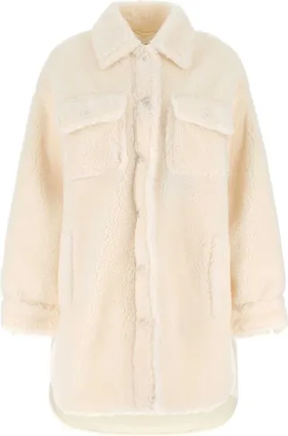 Stand Studio Sabi Faux-Fur Single Breasted Coat