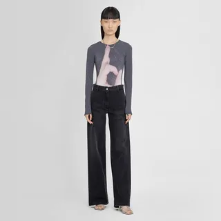 Mm6 Maison Margiela Woman Purple Bodysuits