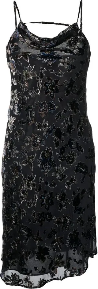 Floral-Print Midi Dress