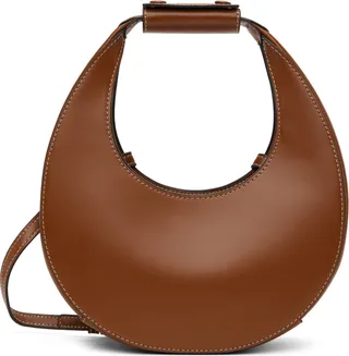 Staud Tan Mini Moon Bag