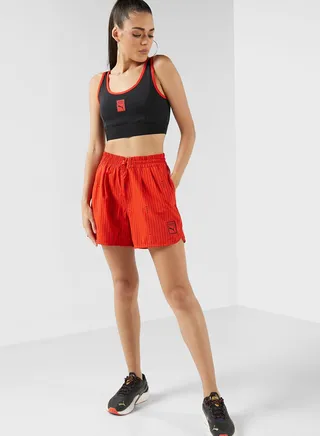 Puma X Vogue Woven Shorts Fiery Red