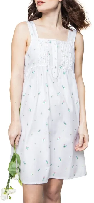 Tulips Cotton Nightgown