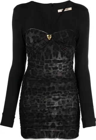 Leopard-Print Dress