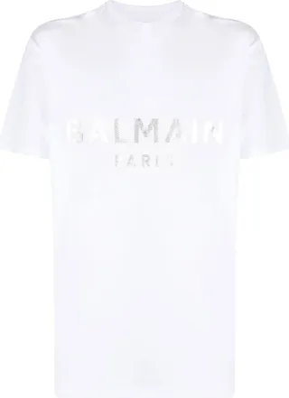 logo-print detail T-shirt