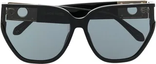 Cat-Eye Frame Tinted Sunglasses