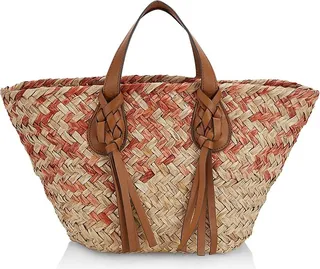 Seaview Straw Day Basket Bag