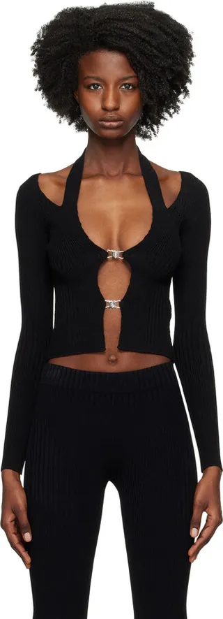 MISBHV Black Seamless Cardigan