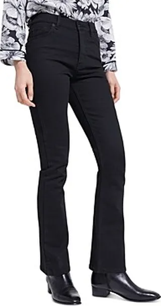 The Kooples High Rise Bootcut Jeans in Black